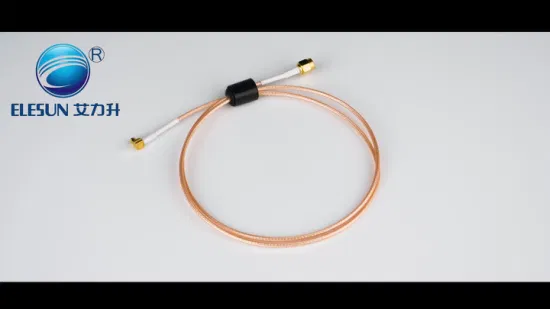 Série Rg de fábrica de cabo coaxial RF isolado de PTFE sólido Rg316 Rg142 Rg178 Rg179 Rg400 para extensão de antena