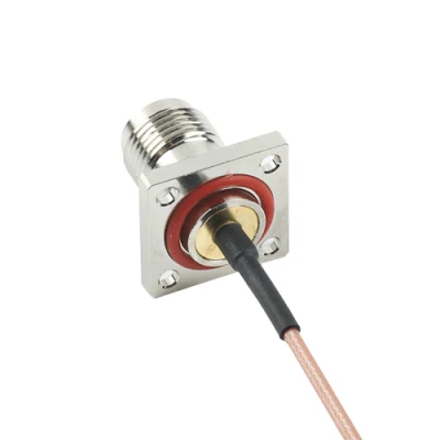 Ssmb RF coaxial para dobrar TNC fêmea com antena coaxial de cabo Rg 178